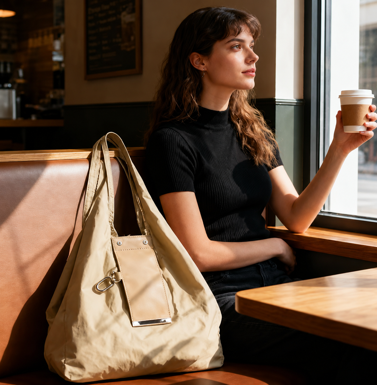 Bolso de Mano Plegable con Llavero | Compacto, Ligera y de Gran Capacidad